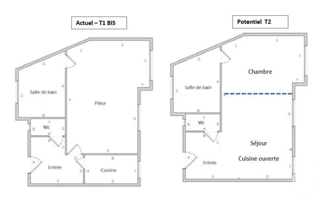Appartement Studio à vendre - 1 pièce - 34.13 m2 - PARIS - 75015 - ILE-DE-FRANCE - Century 21 Porte D'Orléans