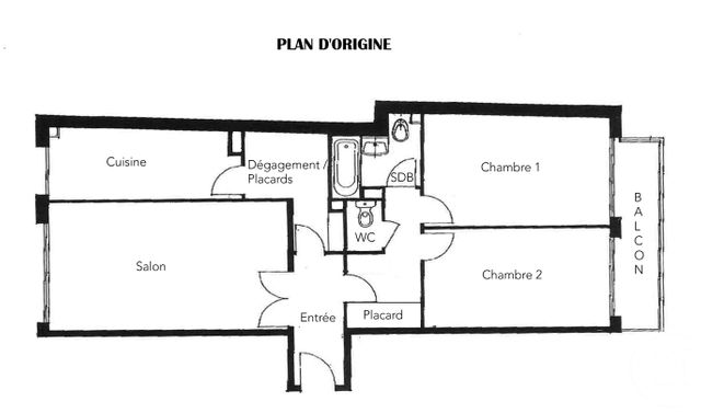 Appartement F3 à vendre - 3 pièces - 68.85 m2 - PARIS - 75014 - ILE-DE-FRANCE - Century 21 Porte D'Orléans