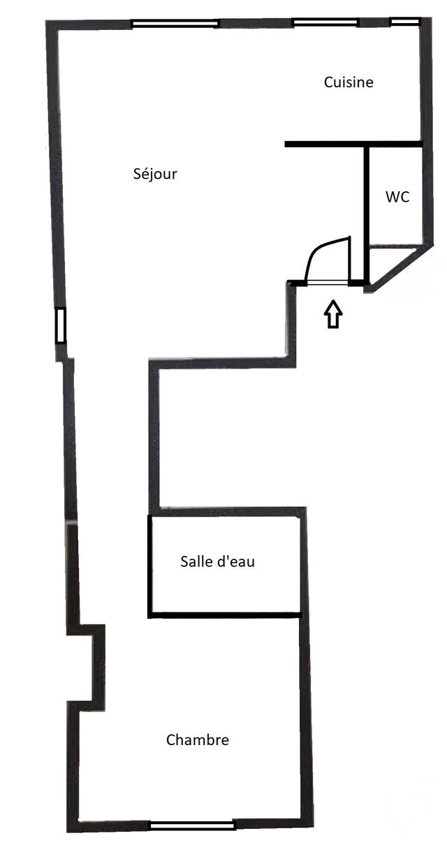 Appartement F2 à vendre - 2 pièces - 41.19 m2 - PARIS - 75014 - ILE-DE-FRANCE - Century 21 Porte D'Orléans