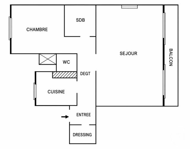 Appartement F3 à vendre - 3 pièces - 53.07 m2 - PARIS - 75014 - ILE-DE-FRANCE - Century 21 Porte D'Orléans