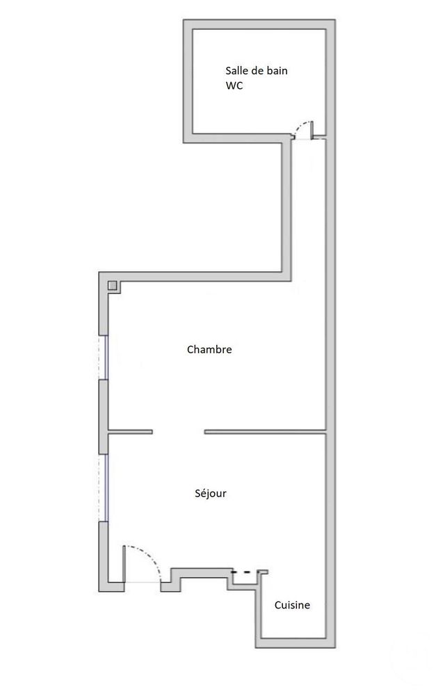 Appartement F2 à vendre - 2 pièces - 30.0 m2 - PANTIN - 93 - ILE-DE-FRANCE - Century 21 Porte D'Orléans