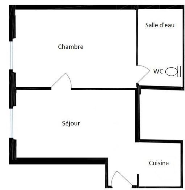 Appartement F2 à vendre - 2 pièces - 26.64 m2 - PANTIN - 93 - ILE-DE-FRANCE - Century 21 Porte D'Orléans